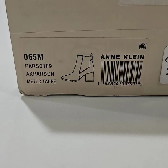 Anne Klein Women's Tan Ankle Boots Slip On.  Taupe. Sz 6.5 - Picture 6 of 8